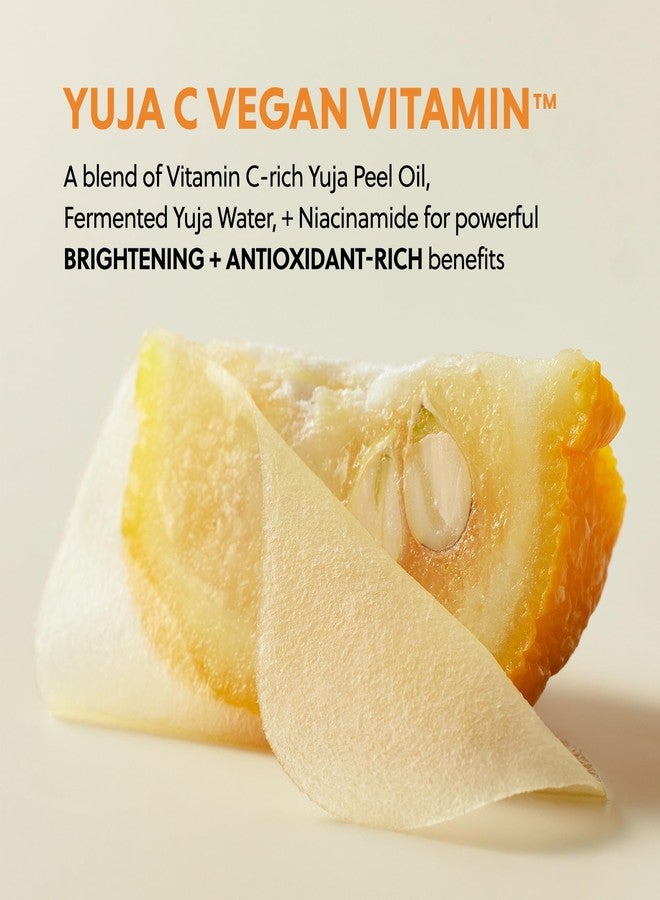 HANYUL Yuja Toner Pads | Korean Yuzu with Vitamin C & 5% Niacinamide to Visibly Brighten Dark Circles, Dark Spots, Even Tone, Glow Boosting for Face & Undereyes, 60 Sheets - Image 3